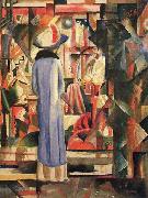 August Macke Grobes helles Schaufenster oil painting picture wholesale